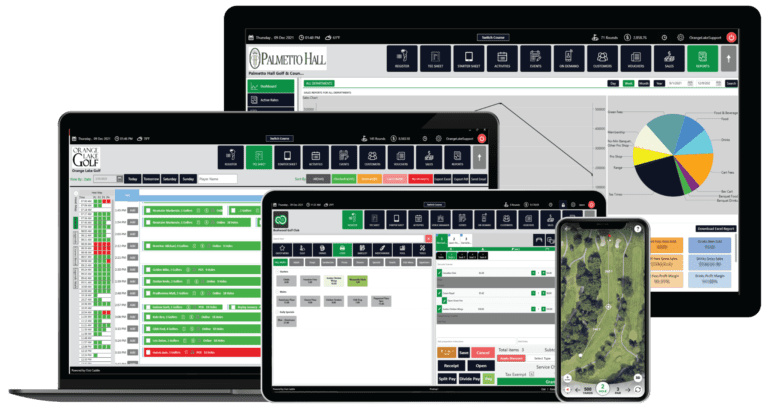 golf software on different devices